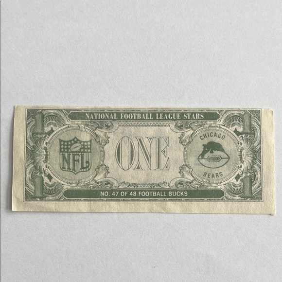 1962 Topps Football Bucks - Mike Ditka & Lenny Moore - Picture 3 of 5